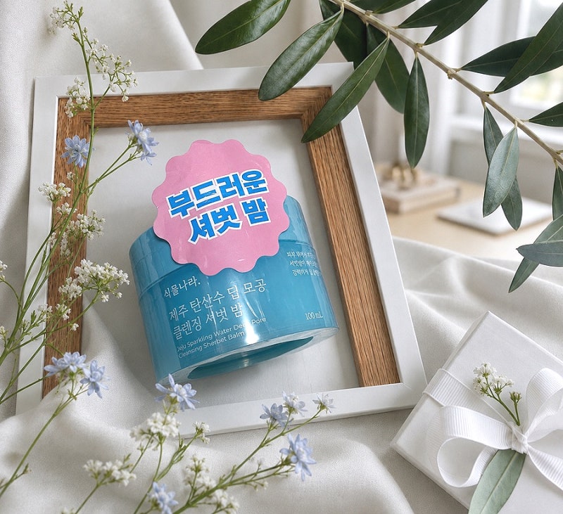 클렌징밤 추천 식물나라 탄산수 모공클렌징 셔벗밤 사용후기 올리브영클렌징밤