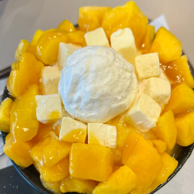 망우동 디저트 추천/ 설빙 애플망고빙수+인절미토스트 솔직 리뷰