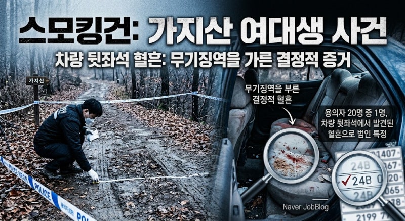 스모킹건 가지산 여대생 사건｜용의자 20명, 범인을 가른 차량 증거