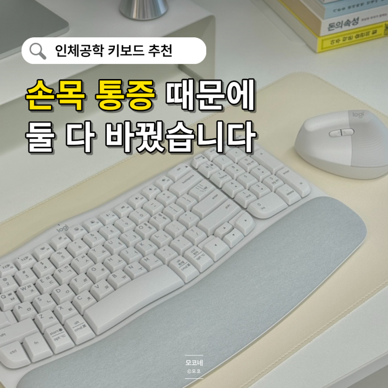 손목 통증 때문에 바꾼 로지텍 웨이브키즈 & 리프트, 인체공학 키보드·버티컬 마우스 후기