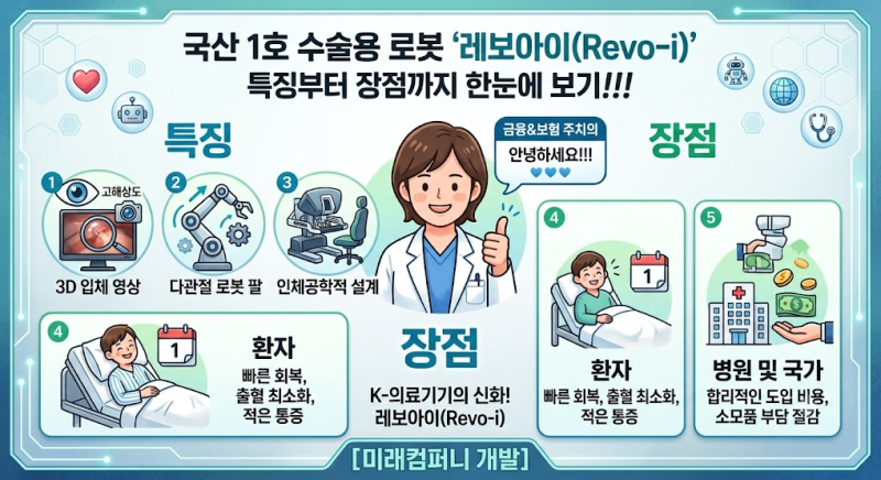 국산 1호 수술용 로봇 '레보아이(Revo-i)'란?