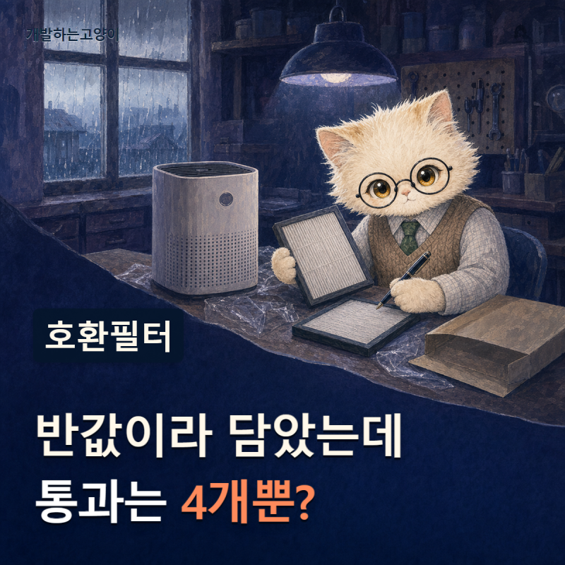 공기청정기 호환필터, 반값이라 담았는데 20개 중 유해가스 기준 넘긴 건 4개