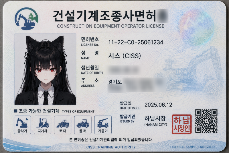 건설기계조종사면허 취득 방법 총정리! 준비물부터 발급까지 한 번에 알아보기 (2026 최신)