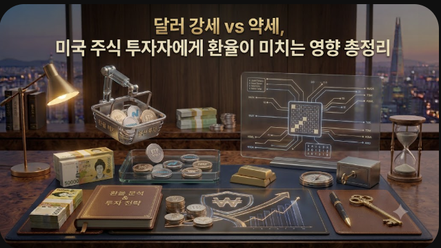 달러 강세 vs 약세, 미국 주식 투자자에게 환율이 미치는 영향 총정리