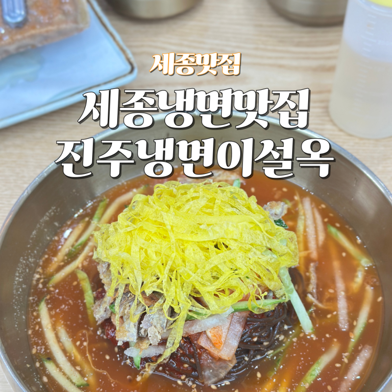 세종 냉면 맛집 금남면 진주냉면이설옥 물비빔냉면 추천 후기