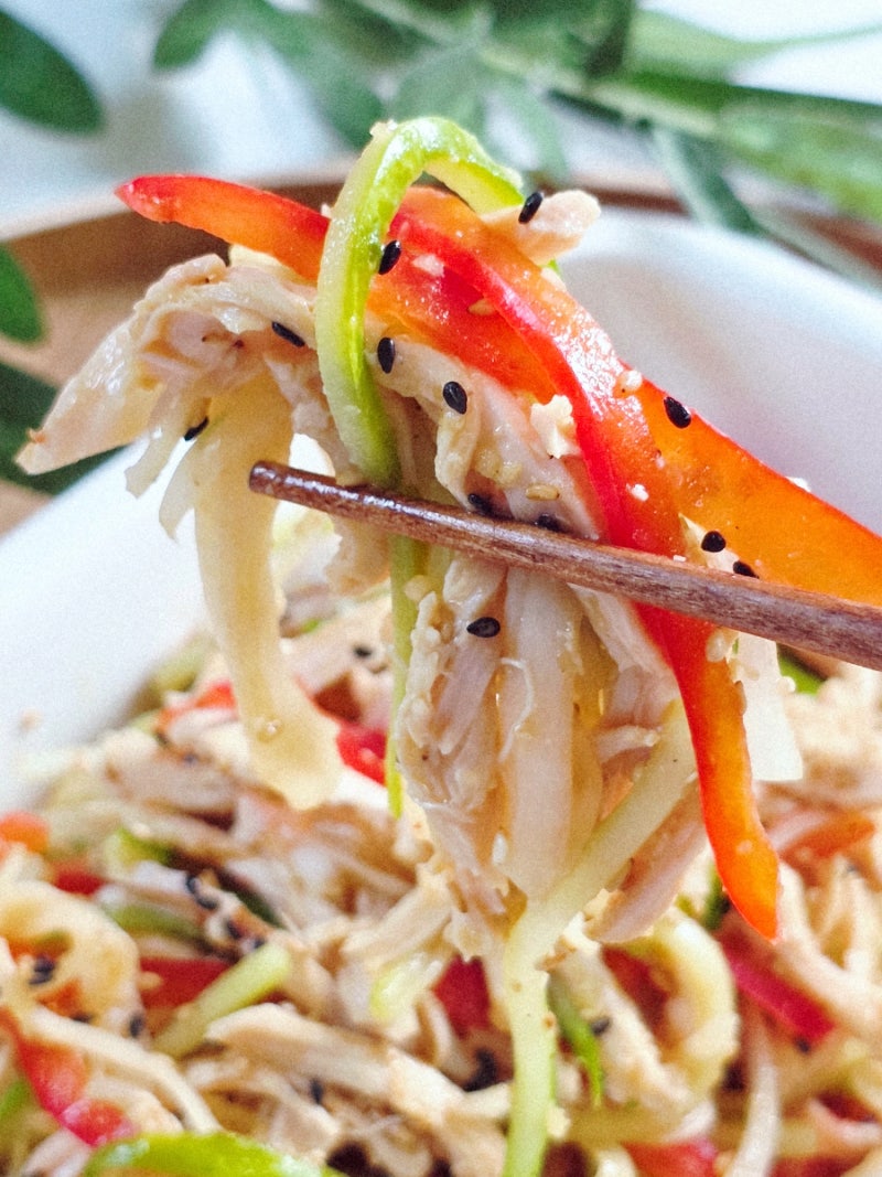배불리 먹어도 이건 살 안쪄요? 닭가슴살 맛있게 먹는법, 닭고기 야채 냉채무침 레시피!