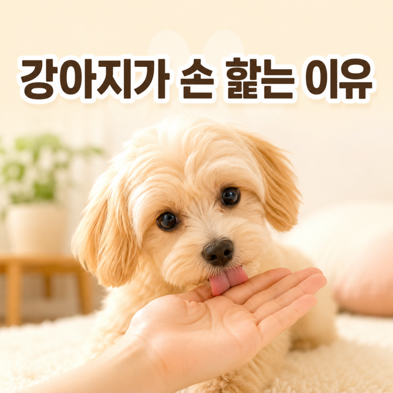 강아지가 손 핥는 이유 애정 표현부터 행동 습관까지 알아보기