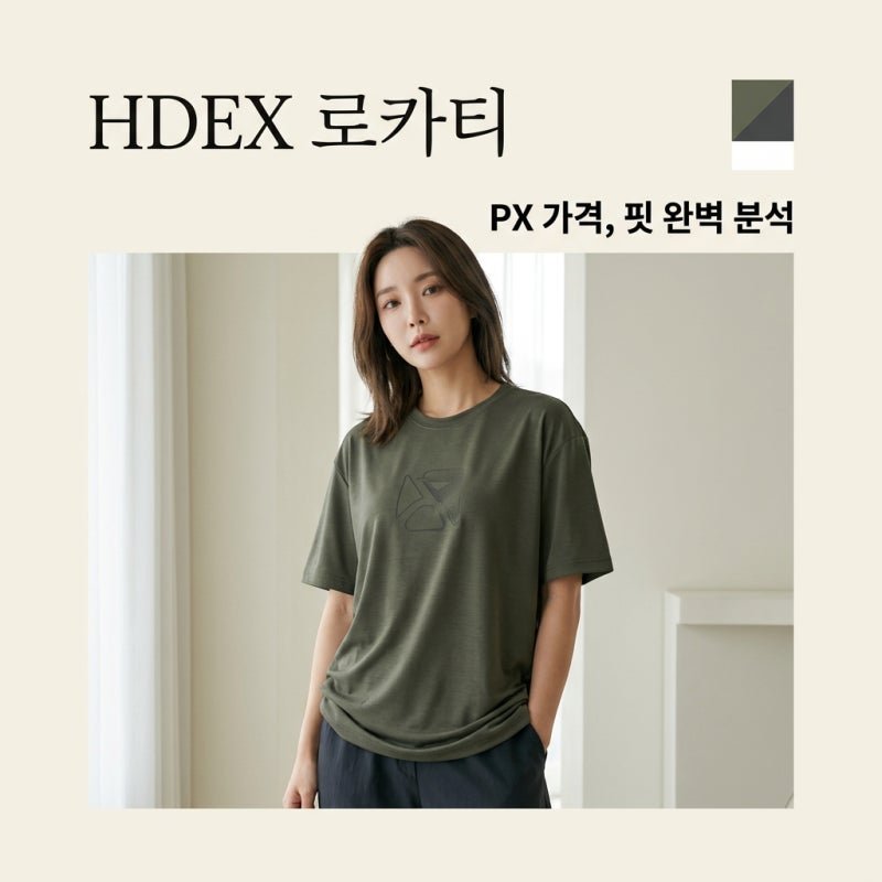 hdex 로카티, 뉴진스 핏부터 PX 가격까지! 실패 없는 구매 가이드