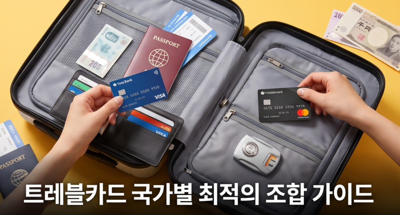 해외여행 트래블카드 추천 : 국가별 2장 조합(투트랙) 가이드