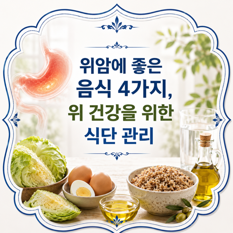 위암에 좋은 음식으로 식단 구성하고 우리의 위 건강 지키기