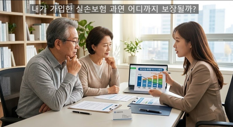 실손보험 세대별 자기부담금 변화 총정리 (1~5세대 비교)
