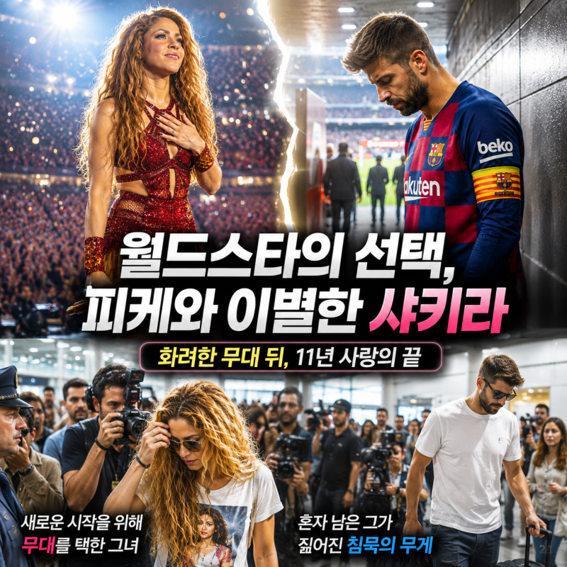결승전에서 다시 만난 세기의 커플, 샤키라와 피케의 이야기