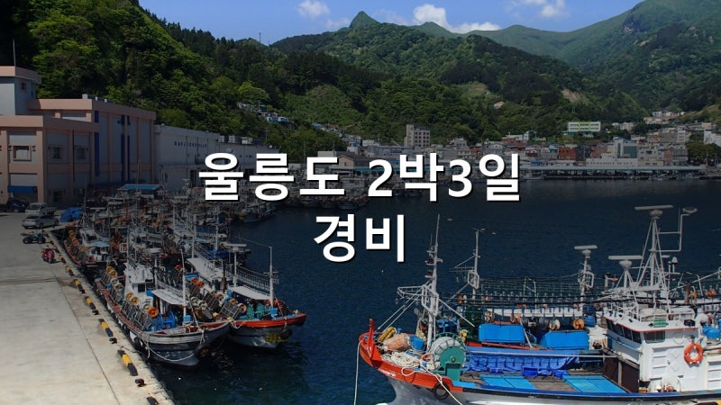 울릉도 여행 경비 2박3일 총정리 2026 — 1인 41만원 vs 91만원, 배편 4항로·렌트카 vs 버스 손익....