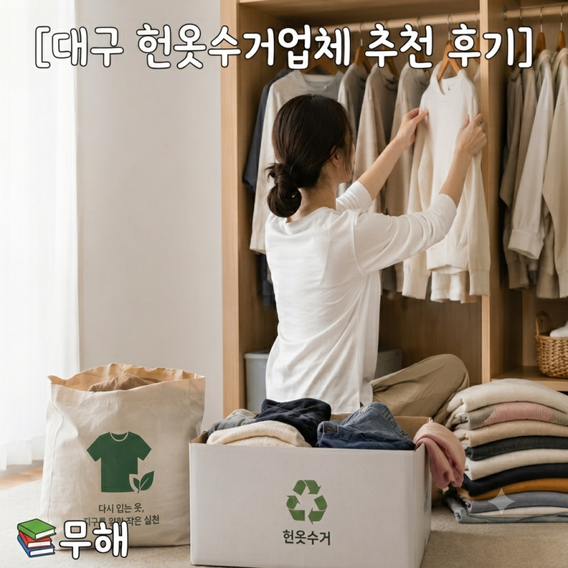 대구 헌옷수거업체 추천 ) 무게 상관없이 방문수거 해주는 곳