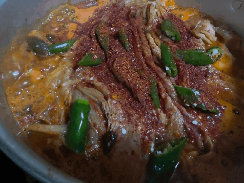 앞다리살 묵은지 김치찜 초초간단 레시피 요리(feat.삼촌의 도시락)