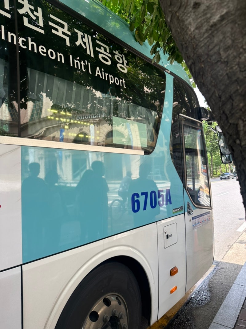 잠실에서 인천공항 가는 법 6200/6705 비교 샤롯데씨어터 앞 탑승 후기