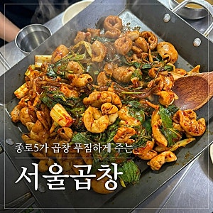 종로5가 맛집 종로 곱창골목 신진시장 <서울곱창> 내돈내산