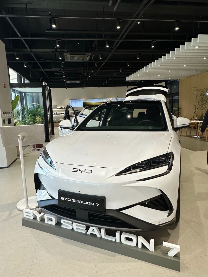 BYD 씨라이언7 시승신청 후기 BYD 인천 시승센터 서해구 전시장 시승예약