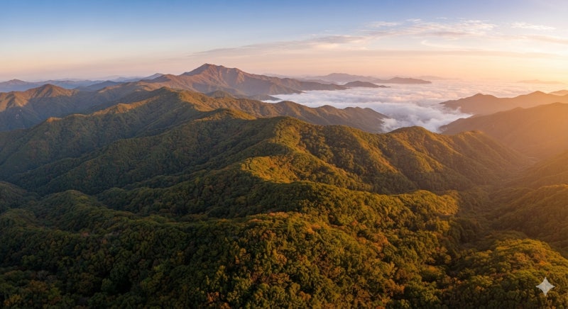 [지리산 육산 특징] 왜 지리산을 '어머니의 산'이라 부를까? 설악산 골산과의 완벽 비교 및 추....