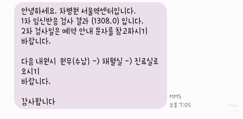 임신 피검사 수치표, 높으면 쌍둥이? (서울역차, 쓰리라인임테기)