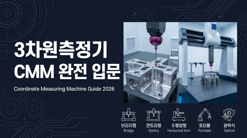 3차원측정기(CMM) 완전 입문 — 원리와 종류