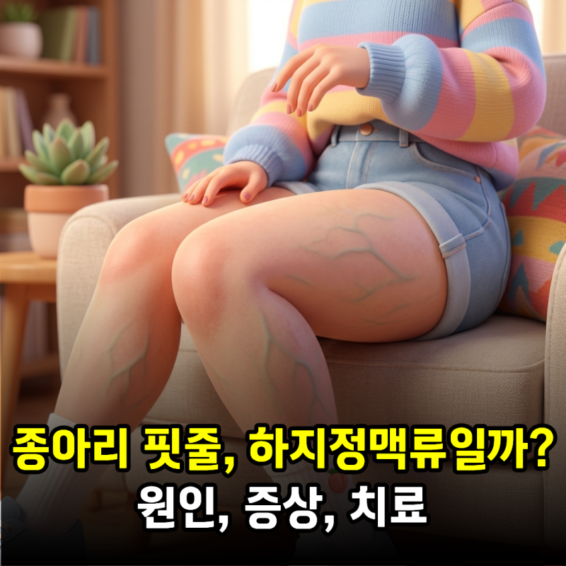 종아리 핏줄, 하지정맥류일까? 원인부터 증상, 치료까지