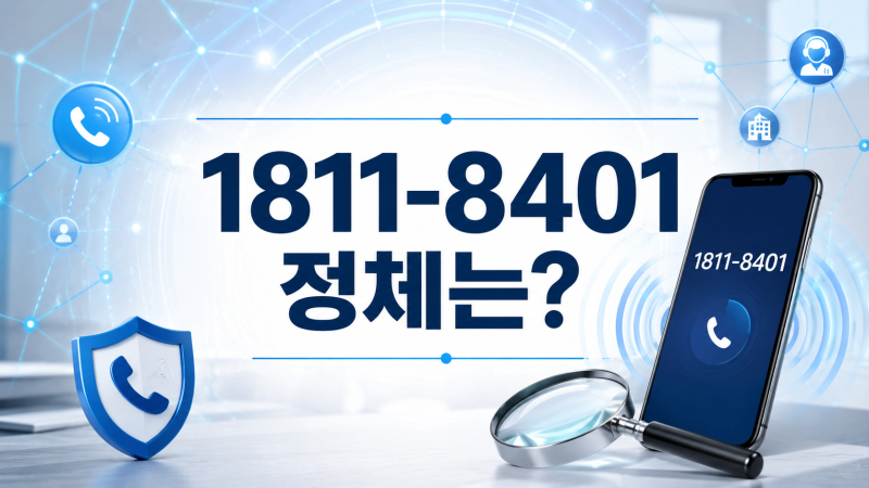 1811-8401 번호 정체는? 받아야 할까, 거절해도 될까?