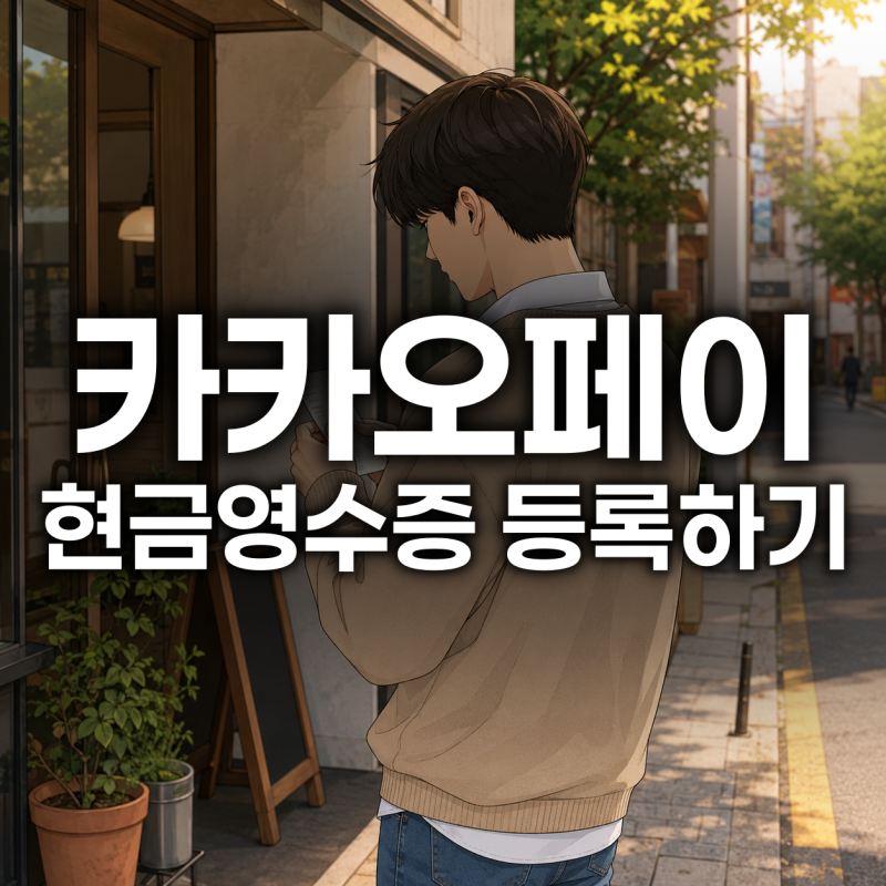 카카오페이 현금영수증 등록 방법, 3분이면 끝나요