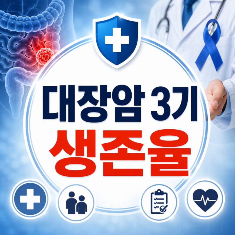 대장암 3기 생존율, 완치 가능성과 재발 위험까지 총정리