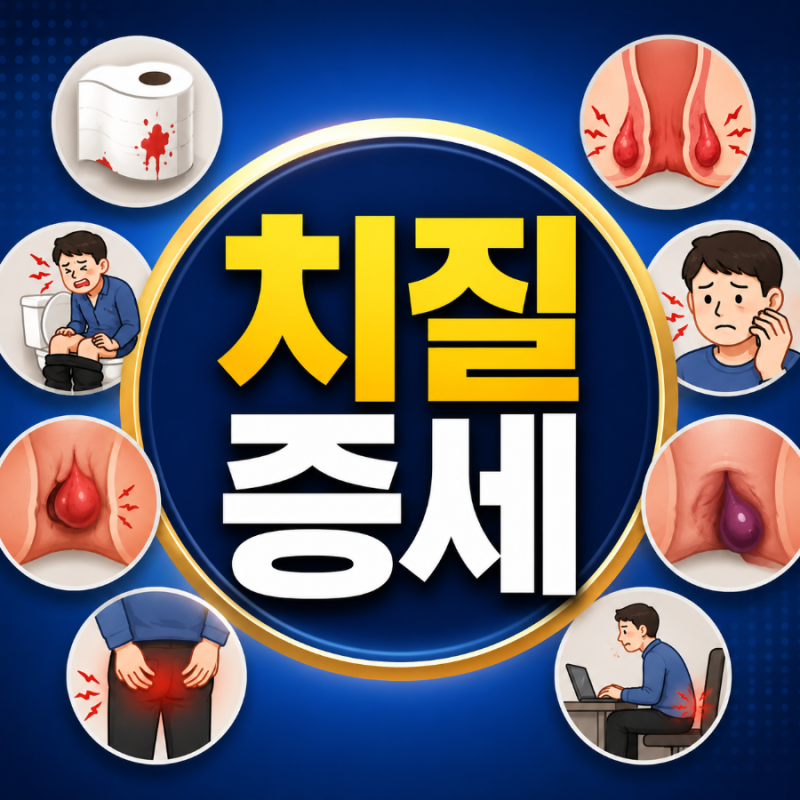 치질 증세 7가지, 방치하면 심해지는 치질 증상 총정리