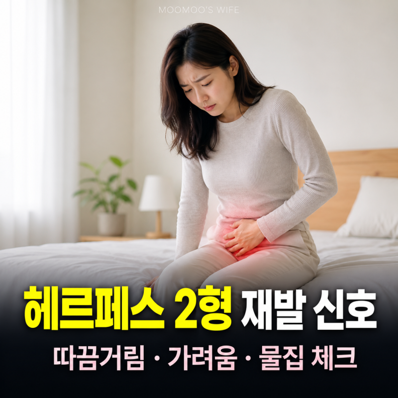 헤르페스 2형 증상 및 원인, 재발 방지하는 관리 방법