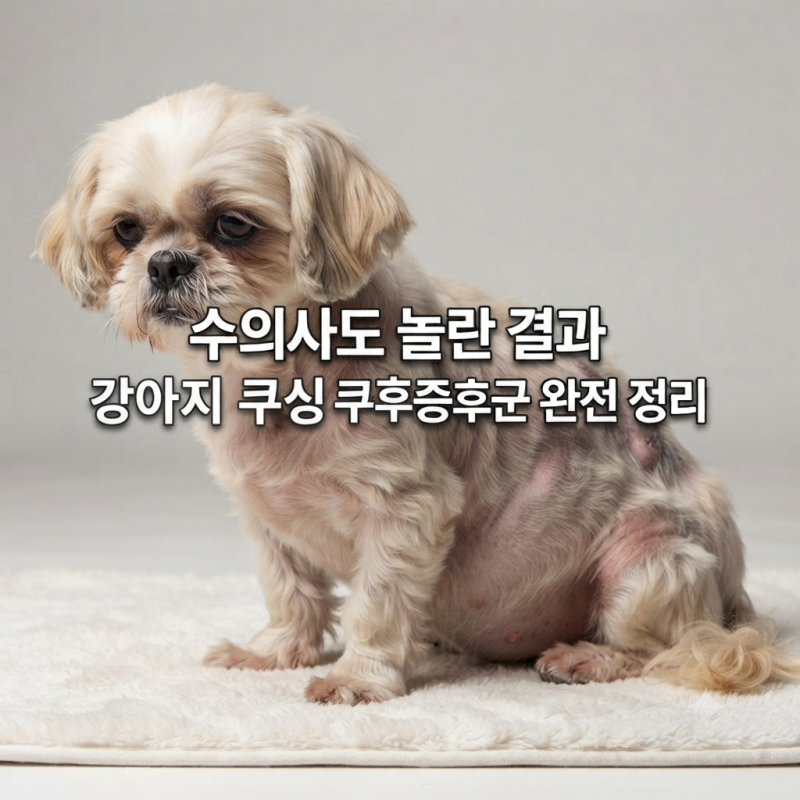 강아지 쿠싱증후군, 이 증상 보이면 지금 확인하세요 — 원인·증상·진단·치료 완전 정리