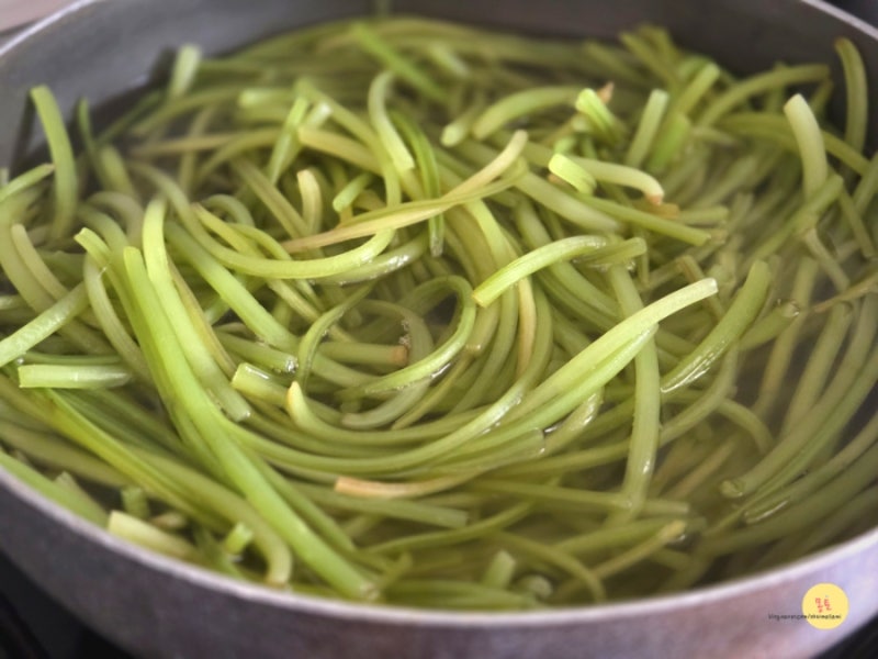 고구마줄기 손질법 삶는시간 ! 고구마줄기 제철이에요