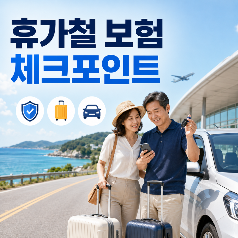 휴가철 여행자보험 체크포인트｜자동차보험·렌터카 특약 총정리
