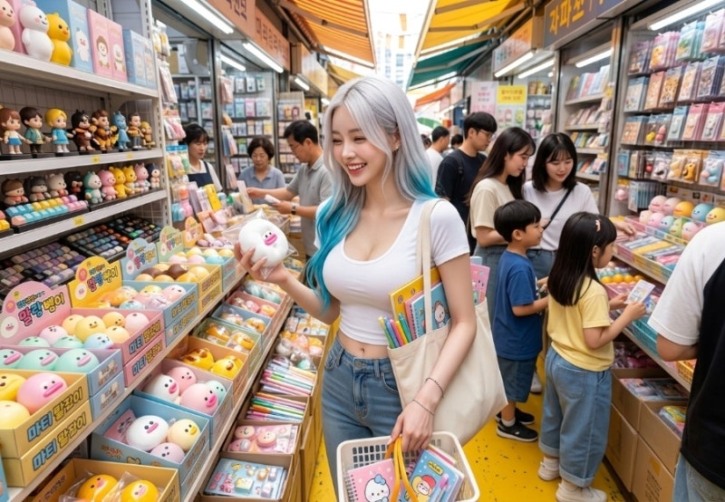 대구 칠성시장 문구거리 다녀와보니, 요즘 가장 핫한 말랑이 성지였습니다