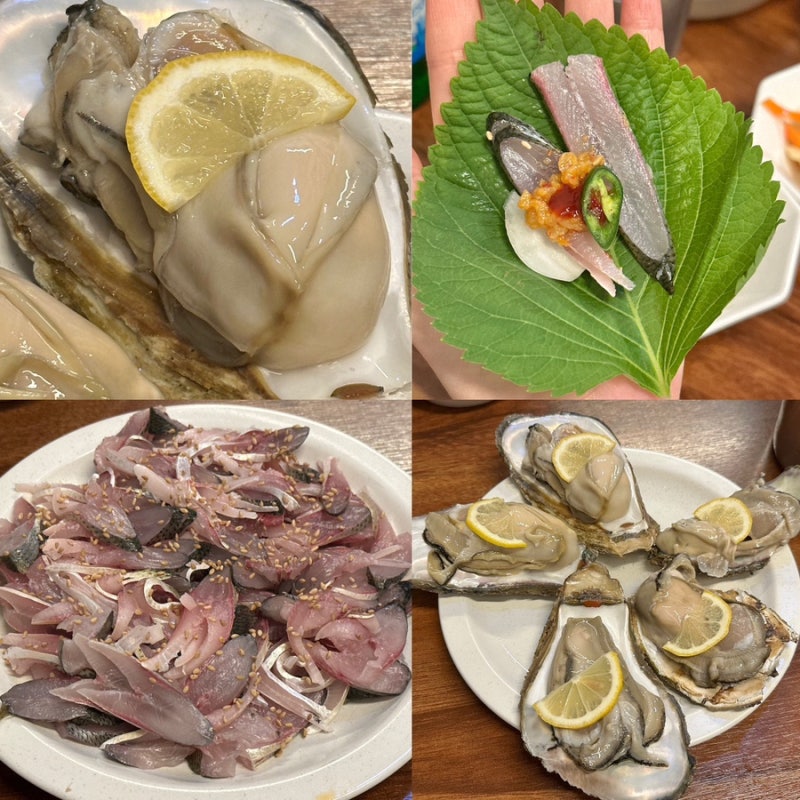 부산 바위굴 맛집 수영 남해삼촌, 제철 바위굴과 여름 전어 세꼬시