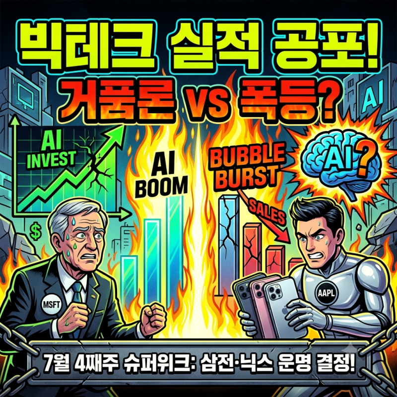 빅테크 실적발표 일정 총정리, 반도체 주가 방향성은?