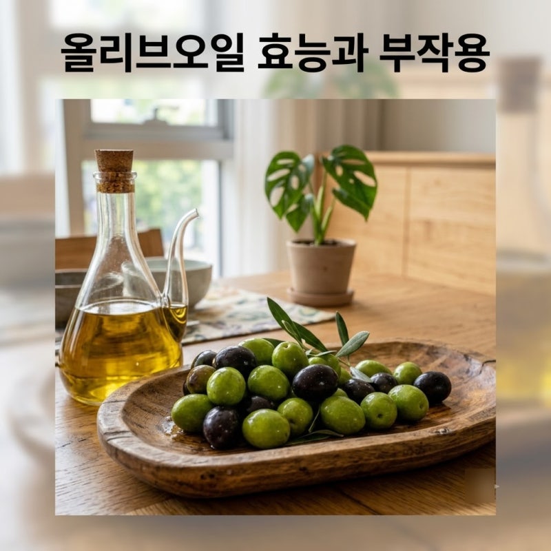 올리브오일 효능과 부작용 완벽정리