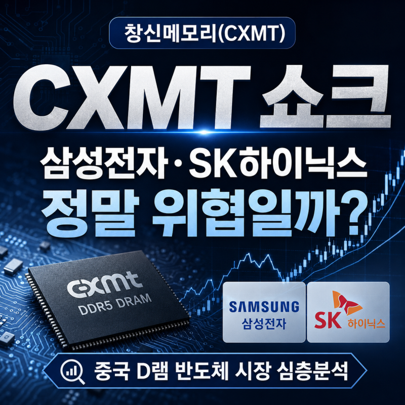 창신메모리(CXMT) 쇼크, 삼성전자·SK하이닉스에 정말 위협일까? 중국 D램 반도체 시장 심층분....