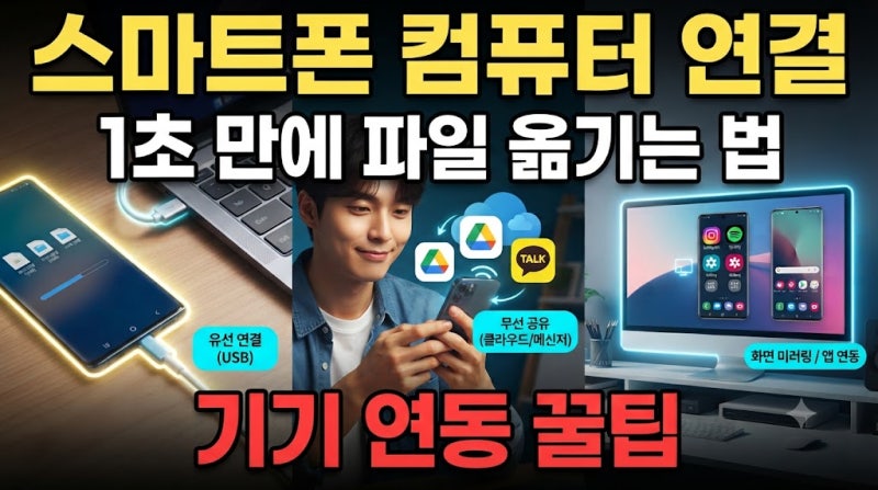 스마트폰과 컴퓨터 연결하는 방법 초보자도 쉽게 따라 하는 설정 과정