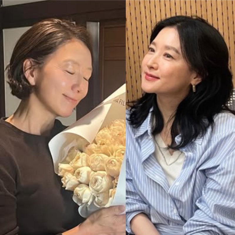 중년 헤어스타일 찾는다면? 김희애 숏단발 vs 이영애 중단발 레이어드컷