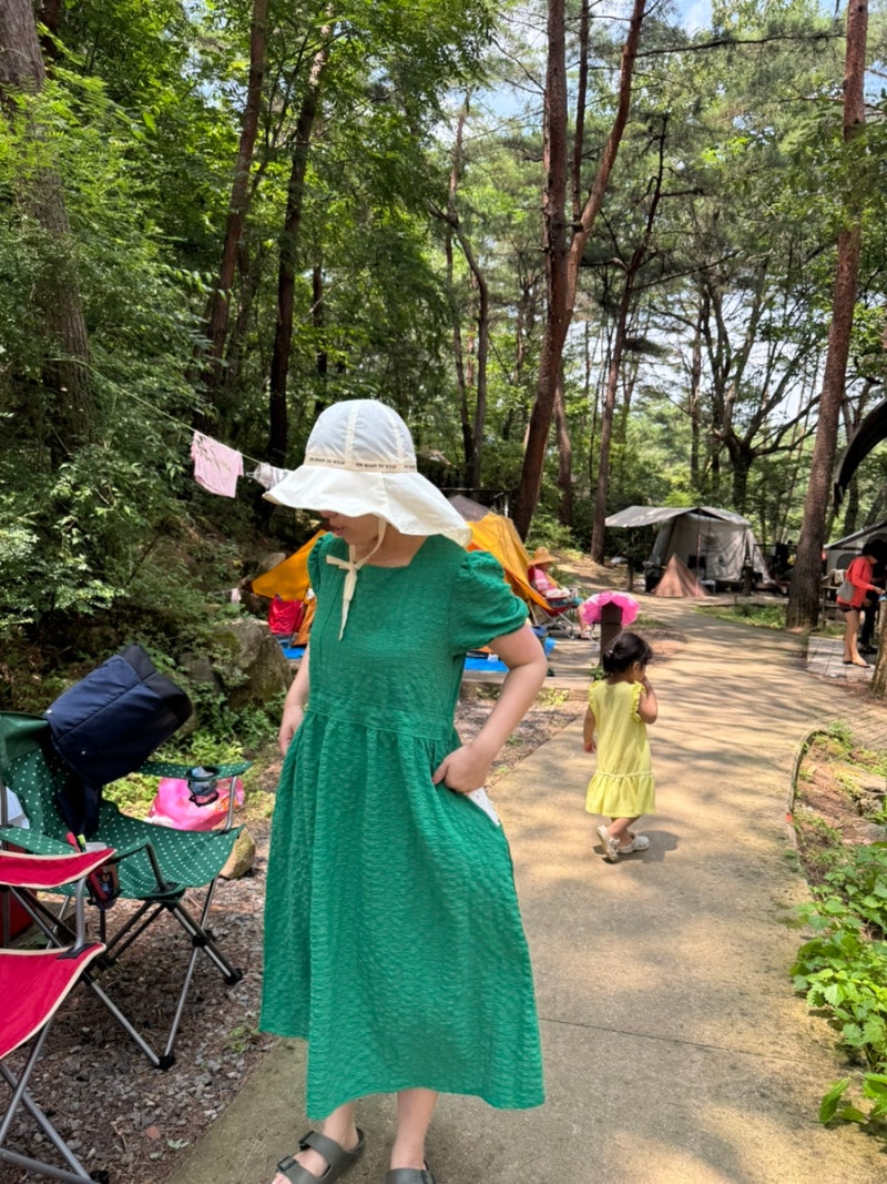 캠핑, 계곡 갈 때 딱이었던 여성 등산 모자! 자외선차단 제대로 되는 매일즈 긴챙 버킷햇 추....