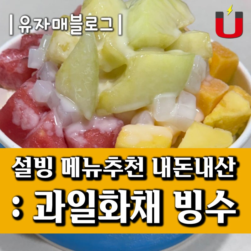 설빙 메뉴 추천 : 과일화채 빙수
