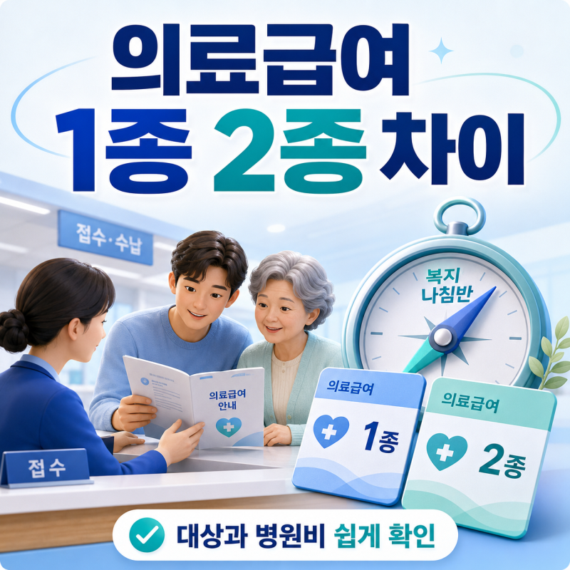 의료급여 1종 2종 차이