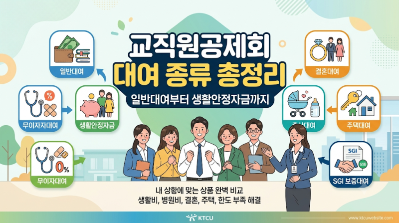 교직원공제회 대여 종류 총정리｜일반대여부터 생활안정자금까지