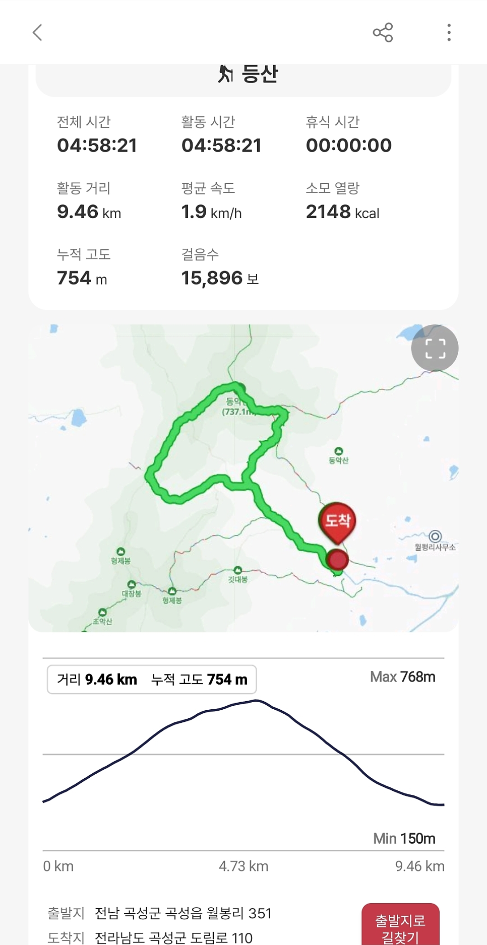 동악산 사진 2