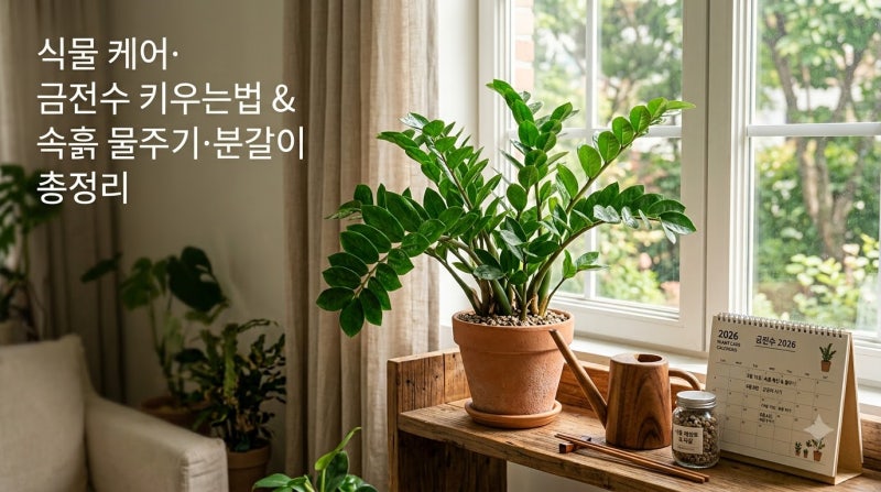 금전수 키우는법, 돈 들어오는 반려식물 관리 비법