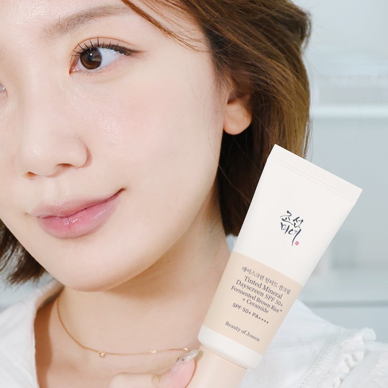 올리브영 선크림 추천 조선미녀 데이스크린 틴티드 선크림 VS 데일리 틴티드 선세럼 베일커....