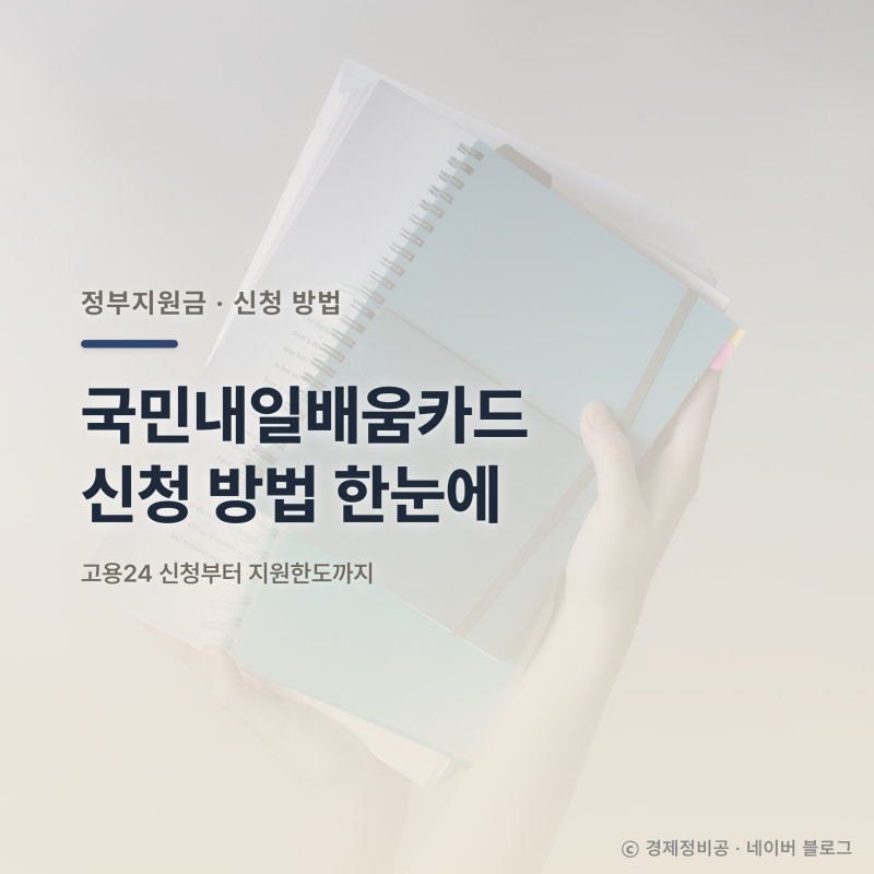 국민내일배움카드 신청 방법, 재직자도 자격이 될까?
