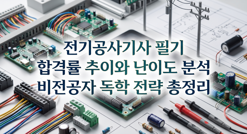전기공사기사 필기 합격률 추이와 난이도 분석 비전공자 독학 전략 총정리